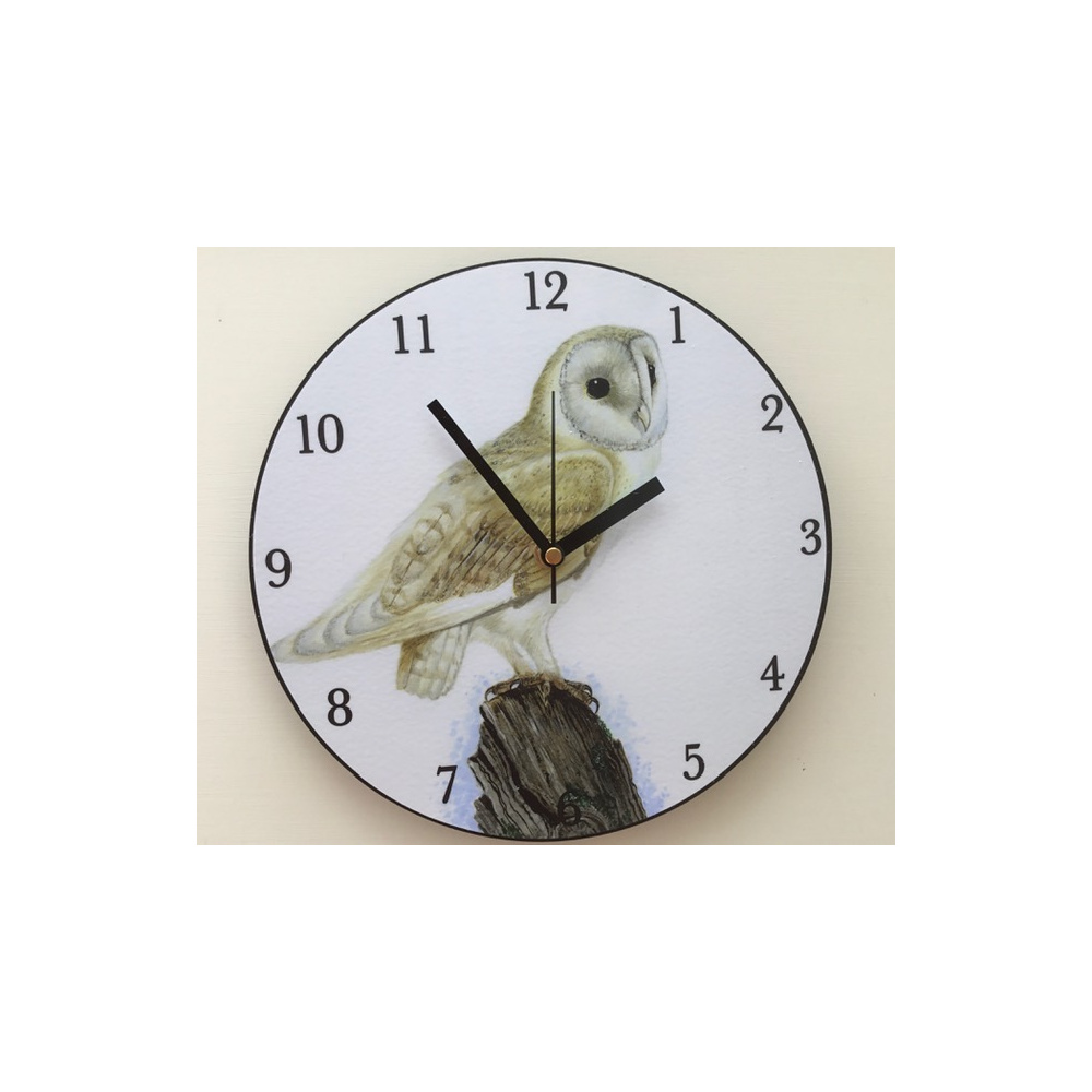 clock-birds-barn-owl