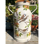 birds-vintage-churn-garden-birds