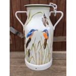 birds-vintage-churn-kingfishers-bullrushes-a