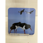 Melamine Coaster - Parcel of Oyster Catchers Design sp10-1543