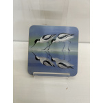 Melamine Coaster - Quartet ( Avocets ) Design sp10-1545